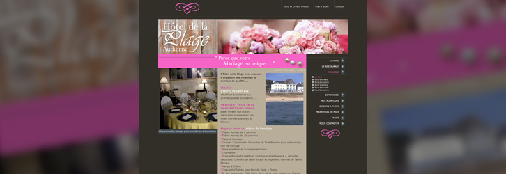 Site Internet Hotel Finistère