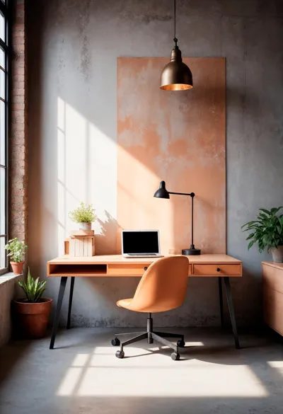 Bureau orange moderne et design Bureau orange moderne et design