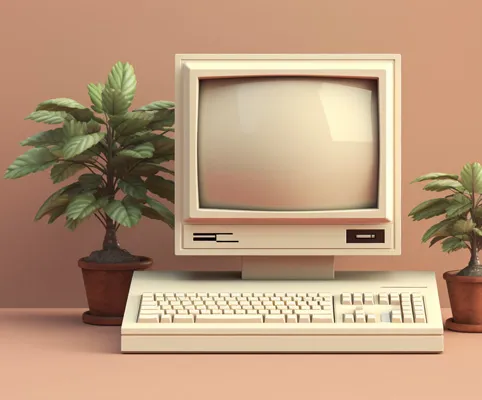 Ordinateur vintage Ordinateur vintage