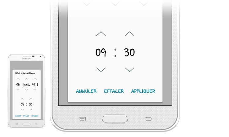 Clavier de datetime-local pour Android