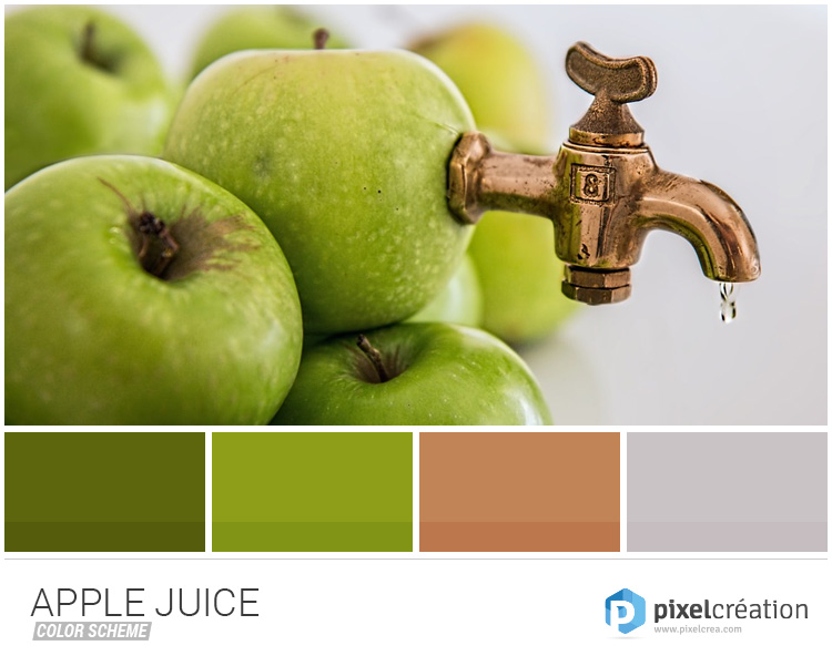 Nuancier de couleur Apple Juice