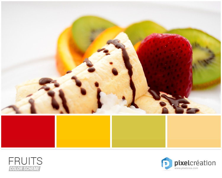 Un dessert haut en couleurs