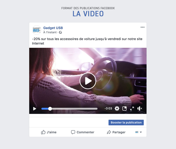 La vidéo publiée sur Facebook