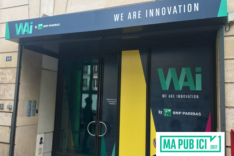 Locaux de la BNP PARIBAS à Paris : We Are Innovation (WAI)
