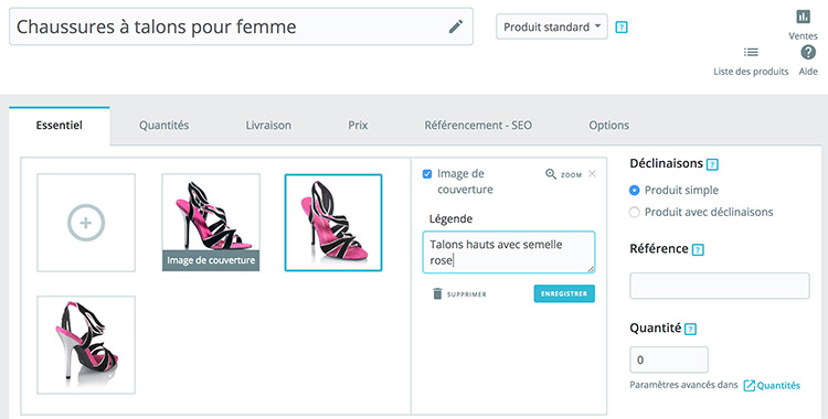 Prestashop 1.7 et le référencement des images