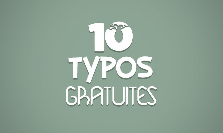 Une sélection de typos gratuites pour octobre