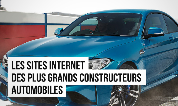 Les plus grands constructeurs automobiles sur Internet