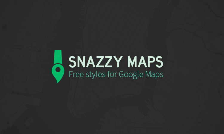 Des styles de cartes gratuites pour Google Maps