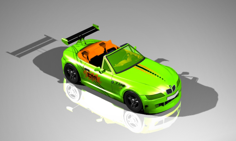 BMW Z3 modelisée
