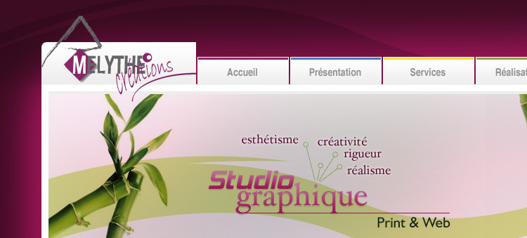 Webdesign du site Internet