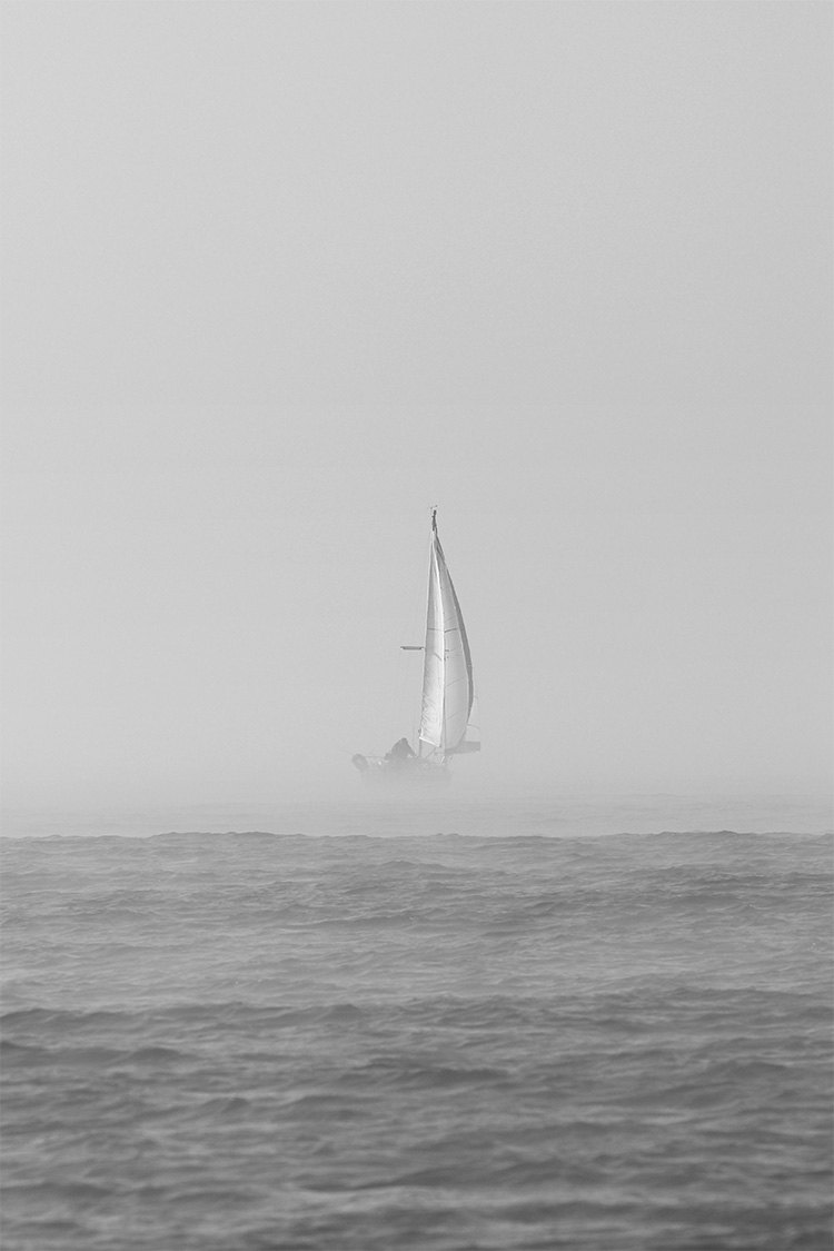 Le bateau perdu en mer