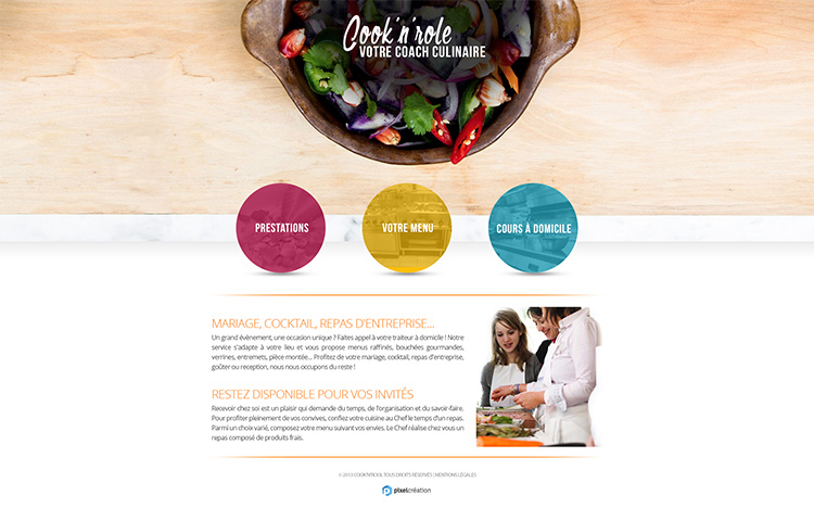 cook and role responsive design