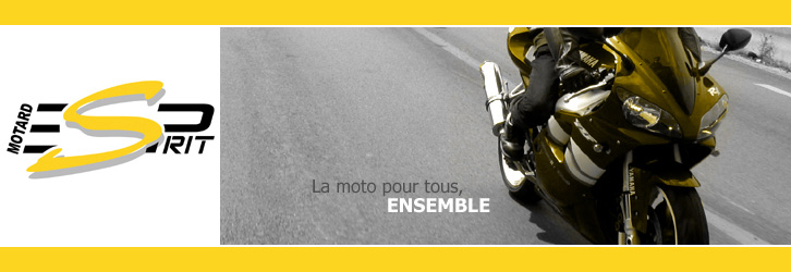 Logo et visuel de l'association de moto