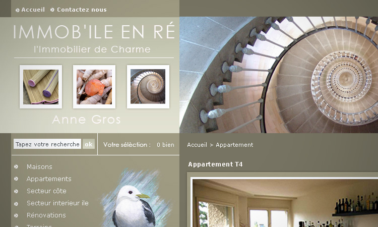 Creation site Immobilier ile de re