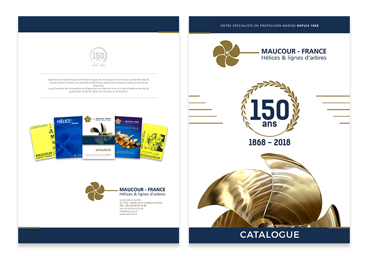 4ème de couverture et couverture du catalogue