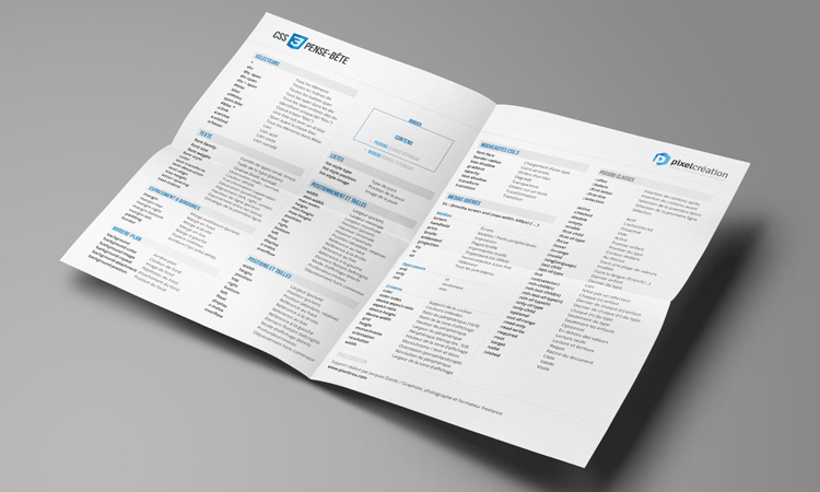 memo CSS 3 gratuit en PDF
