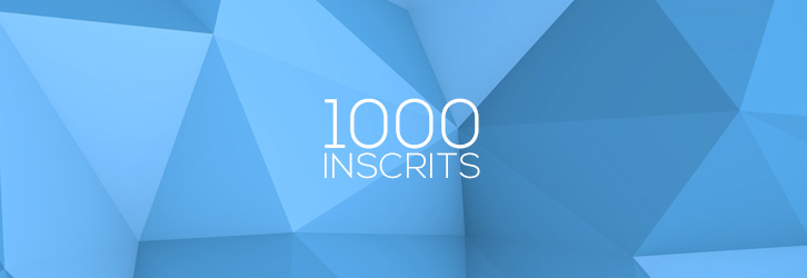 1000 inscrits sur la newsletter du freelance