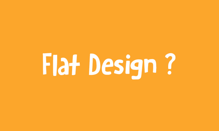 Le flat design est à la mode