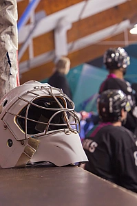Casque de hockey sur glace