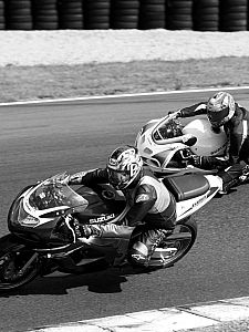 Photographe de piste auto-moto