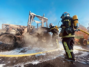 Intervention pour les pompiers