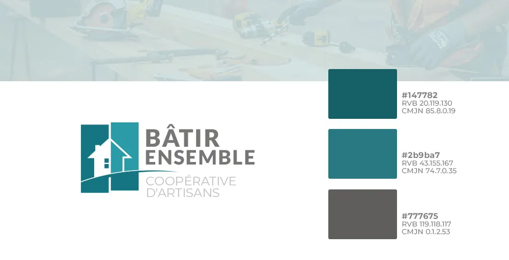 palette de couleurs pour batir ensemble