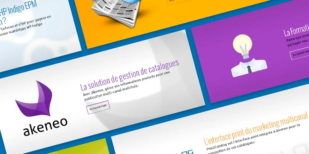 Bannières pour le slider du site