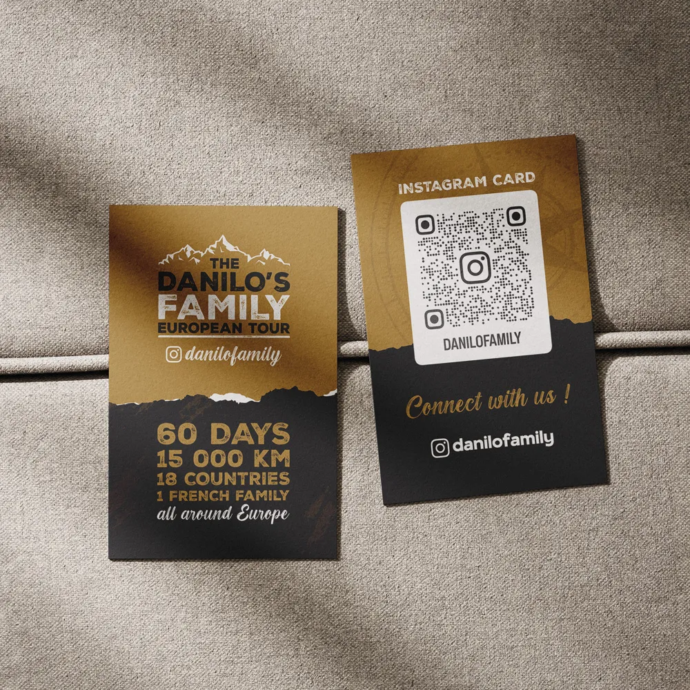 Cartes de visites et stickers