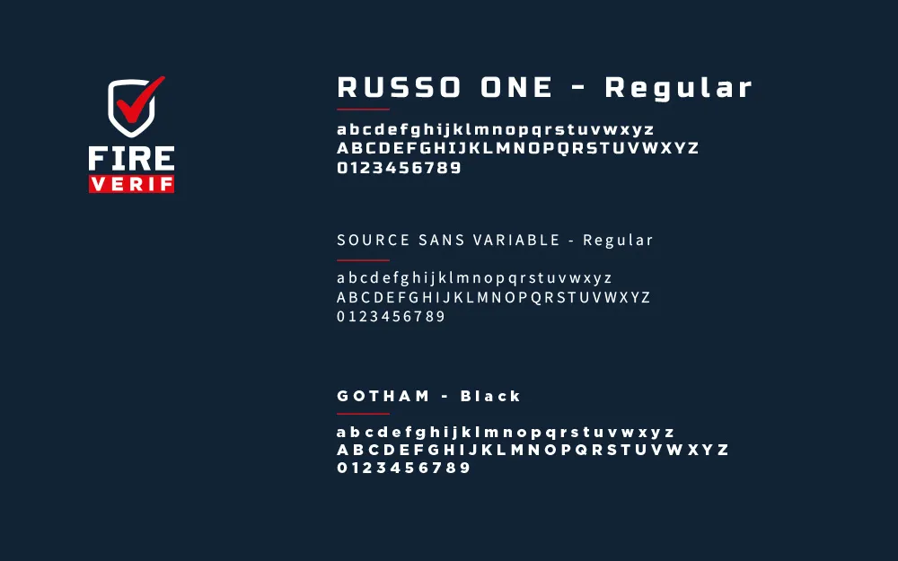 Typos utilisées dans ce projet