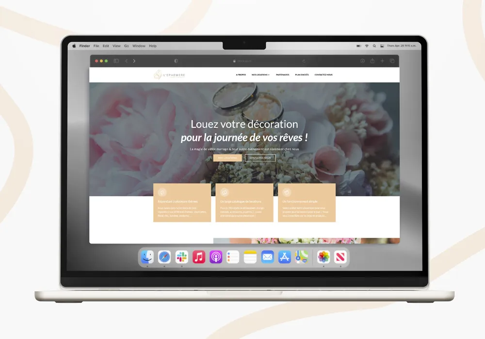Site web de location