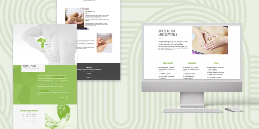 Création de sites Internet pour ostéopathes Création de sites Internet pour ostéopathes